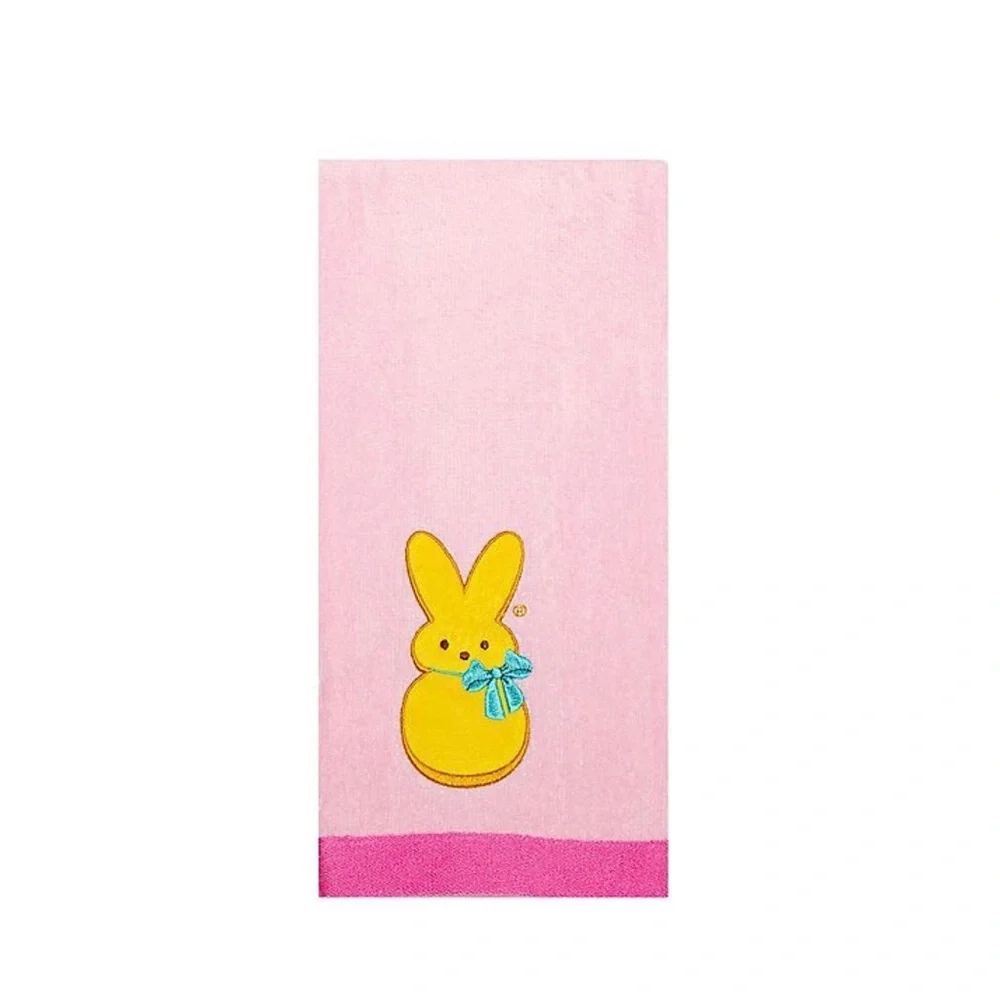 2pk Peeps Easter Plush Hand Towel - Pink & Light Blue Gift Decor Fans Brand New